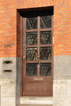 Lambermontlaan 242-242A, Schaarbeek, zijdeur (© ARCHistory, foto 2013)