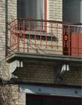 Avenue Brugmann 281, Uccle, balcon (© ARCHistory, photo 2026)