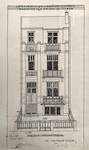 Brugmannlaan 408, Ukkel, opstand (Marie Jamar, <i>Jean-Baptiste Dewin, architecte de la période Art nouveau-Art Déco</i> (travail de fin d'études), ISACF-La Cambre, 1994-1995)