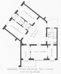Avenue Brugmann 523, Uccle, plan du bel-étage (<i>L’Émulation</i>, 1914, p. 32)