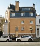 Avenue Winston Churchill 110 et rue Marianne 69, Uccle, façade côté rue (© ARCHistory, photo 2026)