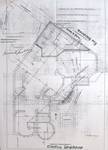 Avenue Winston Churchill 110 et rue Marianne 69, Uccle, plan du rez-de-chaussée annoté (Centre de documentation d'urban.brussels)