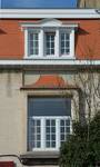 Brugmannlaan 519, Ukkel, detail van de bovenverdieping (© ARCHistory, foto 2026)