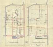 Brugmannlaan 519, Ukkel, grondplannen beneden- en bovenverdiepingen, GAU/DS 7484 (1910)