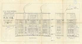 Rue Édith Cavell 32, Uccle, élévation sur l'angle, ACU/Urb. 8698 (1913)