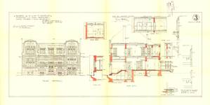 Avenue Montjoie 241, Uccle, élévation avant et coupe, ACU/Urb. 3156 (1927)