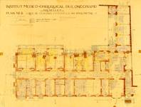 Winston Churchilllaan 255-​​259, Ukkel, grondplan benedenverdieping (© KANAL Architecture, Brussels, fonds Jean-Baptiste Dewin)