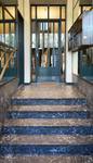 Rue de la Duchesse 34 et avenue Henri Dietrich 1, Woluwe-Saint-Lambert, vestibule d'entrée côté Duchesse (© ARCHistory, photo 2026)