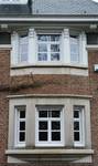 Avenue des Fleurs 6, Woluwe-Saint-Pierre, détail de la façade avant (© ARCHistory, photo 2026)