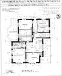 Avenue des Fleurs 6, Woluwe-Saint-Pierre, plan du premier étage, 1927 (archives des propriétaires)