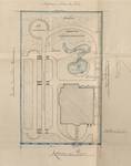 Avenue des Fleurs 6, Woluwe-Saint-Pierre, plan de mesurage du jardin, 1936 (archives des propriétaires)