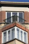 Rue du Canal 32, Bruxelles, détail de l'angle (© ARCHistory, photo 2026)